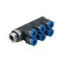 Aske Machinery g Rosca Tubería de Aire Conector Rápido Pc-G Recto Multiespecificación Importado Cdc Conector Componentes Neumáticos