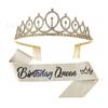 Diadema de fiesta de festival de Amazon más vendida transfronteriza, fiesta, corona europea y americana, tocado, traje de cinta