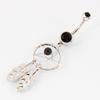 Anillo para el Ombligo Cazador de Sueños Piercing en el Ombligo Barra Curva de Acero Inoxidable Médico Piercing Corporal Moda Aliexpress Venta Caliente