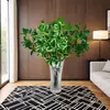 Rama Única de Hoja de Adelfa Verde Artificial Premium Transfronteriza para Decoración de Hotel, Jardín, Centro Comercial y Boda