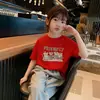 Camiseta de Manga Corta de Algodón Puro para Niñas Ropa de Verano Dulce Nuevo Estilo Top Delgado Elegante para Niñas Pequeñas y Medianas y Bebés Camiseta de Moda Genial para Niñas