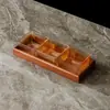 Caja de plástico para almacenar frutos secos, charola casera dividida para snacks, salón de belleza, bar, caja comercial para snacks y dulces para presentación