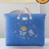 Bolsa de Armazenamento de Desenho Animado, Bolsa Espessa de TNT, Bolsa de Armazenamento de Colcha Infantil, Organizador de Roupas para Dormitório Estudantil, Colcha Têxtil para Casa