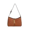 Bolsa de Ombro Personalizada Fashion e Tendência Inverno 2025 Novo Estilo Bolsa Elegante Texturizada Design Simples de Nicho Bolsa Quadrada Pequena