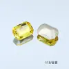 Rinestones Brillantes para Uñas Dongzhou 8*6MM Rectangulares Octagonales de Fondo Puntiagudo Rinestones Accesorios para Aretes DIY Nuevos Rinestones de Cristal K9