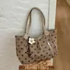 Bolso casual grande transfronterizo para mujer, nuevo bolso tote de lunares otoño 2026, bolso de hombro y axila de gran capacidad