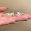 Anillo de Flor de Dopamina Versión Coreana para Mujer, Dulce Diseño de Nicho Ins, Anillo Versátil para Dedo Índice con Apertura Ajustable