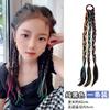 Nueva Trenza Boxeadora Dulce y Genial Peluca para Niños Trenza Banda para el Cabello Cola de Caballo Alta para Niña Corazón Cuerda para el Cabello Trenzado Accesorios para el Cabello
