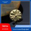 Bronze cruz flor unha vintage pano carteira fivela transmissão ao vivo Internet celebridade cinto de couro sólido bolsa fivela decorativa atacado