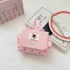 68184 Estilo Coreano Portátil Mini Llavero Bolsa de Maquillaje Bolsa Multiusos Bolsa Grande de Lunares Bolsa para Guardar Auriculares Monedas Cambio