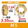 Porca de Cobre Porca Sextavada Tampa de Parafuso Tampa de Parafuso Sextavado M3/M4/M5/M6/M8/M10/M12/M14/M16