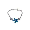 Pulsera de Lazo de Zirconia de Colores con Colgante de Gota de Agua, Moderna, Lujosa, de Gama Alta, Versátil, Elegante, Joyería de Moda al por Mayor