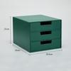 Caja de almacenamiento de papel de color para escritorio, papel Kraft, papel A4, mate, cajón multicapa, almacenamiento simple de documentos