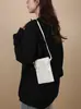 Bolsa Móvil Transfronteriza Simple y Versátil para Mujer, Bolso de Hombro Ligero Artístico y de Moda, Bolso Cuadrado Pequeño Cruzado de Nuevo Estilo Coreano