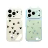 Adequado para Apple 18Promax, Orelhas de Gato, Tela Cheia, Patinhas de Gatinho Fofas, Capas Macias e Rígidas Personalizadas para iPhone