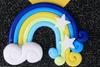 Arcilla Suave Arcoíris DIY Arcoíris Hecho a Mano DIY Adornos Arcoíris DIY Accesorios Horquilla DIY Pegamento Crema Accesorios Pequeños