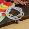 Pulseira de Jade Ouro Seda Xinjiang Tianshan Verde para Homens e Mulheres, Pulseira Colar Multi-Círculo Cor de Jade Flor Flutuante Tipo Gelo, Suprimento para Transmissão ao Vivo