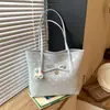 Bolsa Grande Popular de Lazo de Verano para Mujer 2026 Nuevo Estilo Gran Capacidad Bolsa Tote de Lunares Bolsa de Hombro para el Trabajo y el Viaje