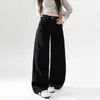 Jeans Versátiles de Pierna Ancha para Mujer de Calle, Nuevo Estilo Americano Otoño 2026, Holgados, Adelgazantes, Modernos, Retro, Pantalones Rectos