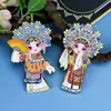 Imanes para Refrigerador de Ópera de Pekín, Imanes Metálicos de Personajes para Refrigerador, Imanes de Aleación Magnética de Yang Guifei de Estilo Antiguo Cultural y Creativo al por Mayor