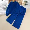 Conjunto Infantil Transfronteiriço Meninos Primavera 2026 Novo Estiloso Cardigan Jaqueta de Manga Longa Infantil e Calça Casual Conjunto de Duas Peças
