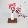 Decoraciones de Escena Estilo Antiguo, Accesorios de Fotografía de Caligrafía, Artefactos de Jade, Montaje para Fotografía de Transmisiones en Vivo y Videos Cortos, Flores de Ciruelo