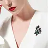 Broche de Folha de Planta Retrô Europeu e Americano Estilo Palácio Literário Clássico de Alta Qualidade Pin para Casaco Acessórios Femininos Flor Corsage