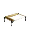 Cama de viagem para gato e cachorro de estimação, adequada para todas as estações, respirável, resistente a arranhões, à prova de umidade, removível e lavável, cama elevada para cachorro de estimação