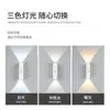 Luz com sensor de corpo humano, luz ambiente de olho de gato de cabeça dupla, luminária de parede, recarregável, para armário de vinho, hall de entrada, luz noturna, quarto, guarda-roupa, inteligente