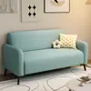 Sofá para casa de aluguel, quarto, loja de roupas, apartamento simples, sala de estar, sofá de tecido de dois lugares, três lugares moderno para espaços pequenos