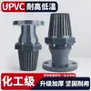 Válvula de Fondo de Aleta de Brida de UPVC Válvula de Retención de Tubería de PVC Industrial Válvula de Filtro de Tubería de Agua Válvula de Retención de Succión de Agua Cesta de Flores