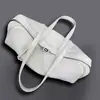 Bolso Tote Grande de Cuero de Grano Superior Togo Grado A para Mujer Estilo Bowling Bolso Boston de Hombro de Cuero Genuino para Viajes