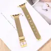 Al por mayor Adecuado para Apple S10 Correa de Acero Inoxidable para Reloj iWatch Novena Generación 87m Azul Dos Secciones 06 Línea Pulsera de Metal Trenzada