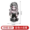 Adesivos de Tatuagem Meia-Manga Cor Nova Transfronteiriça Anime Geisha Impermeável Descartável Tatuagem Adesivos de Tatuagem Sexy para Panturrilha