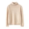 Cálido Suéter de Cachemir Suave y Ceroso Otoño e Invierno Ropa de Punto para Niños Cuello Alto Suéter Básico para Niñas Suéter de Bebé Cachemir Cálido