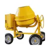 Mezcladora de Concreto Vertical, Móvil Semiautomática, Máquina Mezcladora de Mortero con Carga Elevable, Mezcladora de Cemento Pequeña