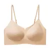 Sujetador de verano fino, fresco, transpirable, sin costuras para mujer, para bustos pequeños, con efecto push-up y característica anti-caída, color piel, de Shantou