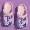 Zapatos de Cueva para Niña Little Pony Sandalias y Pantuflas Infantiles Sandalias de Princesa Se Pueden Usar Afuera Sandalias de EVA Zapatos de Playa para Padres e Hijos