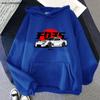 Sudadera con capucha de algodón Blanc Rx7 Jdm Car Print para Hombre/Mujer Casual Overs