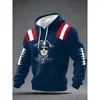 Sudadera con capucha para hombre de venta caliente transfronteriza 2026 con estampado 3D de cuadros pequeños Sudadera deportiva tipo jersey Hecha a medida