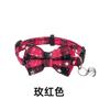 Pajarita de Copo de Nieve Navideño Collar para Gato Mascota Collar para Perro Hebilla de Seguridad Anti-Asfixia Ajustable Venta al por Mayor