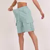 Shorts Casuales de Verano de Cintura Alta con Bolsillos, Pantalones Cargo, Moda Transfronteriza 2026 Tendencia Casual