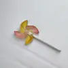 Chaveiro Pingente Moinho de Vento Pequeno Doce de Acrílico Colorido Gradiente Estilo Primavera Acessórios para Joias DIY