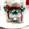 Babero para Gato Navidad Encaje Resbaladizo Perro Grande Mascota Bufanda para Perro Decoración Lazo Decoración para Gato Babero para Perro