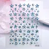 Pegatinas para Uñas Estilo Mosaico de Dibujos Animados Símbolo Estrellas Estampado de Leopardo en Relieve Flores Materiales para Pegatinas de Uñas de Planificador