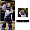 Ropa de moda infantil de hip hop. Traje holgado de hip hop para niños y niñas. Ropa para actuaciones de tambores en el escenario de Año Nuevo.