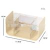 Portalápices caja de almacenamiento de escritorio tipo cajón transparente cosméticos escritorio papelería estante de almacenamiento caja organizadora de escritorio maquillaje