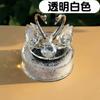 Ornamento de cisne de cristal solar direto da fábrica, rotação automática, assento de perfume para carro, decorações de carro femininas, feminino