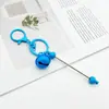 Nuevo llavero de campana de metal, llavero creativo de cuentas de colores caramelo para bricolaje, accesorio para mochila y equipaje, pequeño colgante
