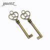 Liga YuenZ chave Pingente de joia acessórios de joalheria diy estilo retrô material de joalheria artesanal O276